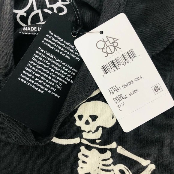 Grateful Dead Chaser Womens Black Dancing Skeleton - Picture 4 of 11